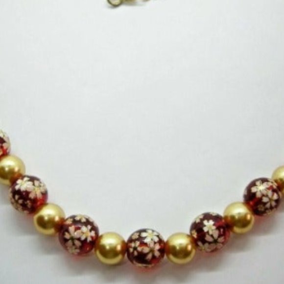 Christmas Necklace Set,Flower Necklace,Gift for Mom.Girlfriend Birthday Gift - Picture 4 of 6